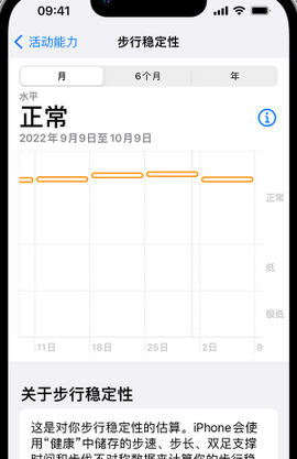 龙华山办事处iPhone手机维修如何在iPhone开启'步行稳定性通知'