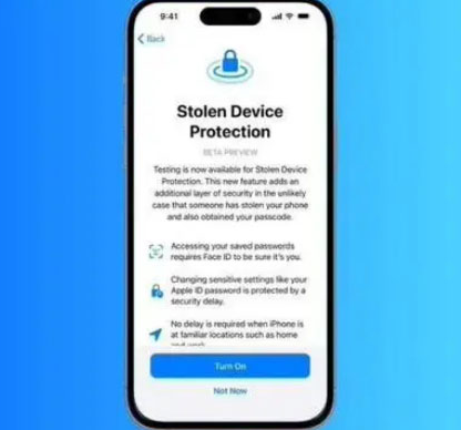 龙华山办事处苹果授权维修店分享被盗设备保护功能开启方法 