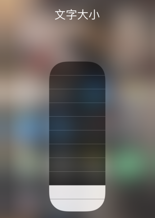 龙华山办事处苹果手机维修分享小技巧：在 iPhone 控制中心快速调节字体大小 